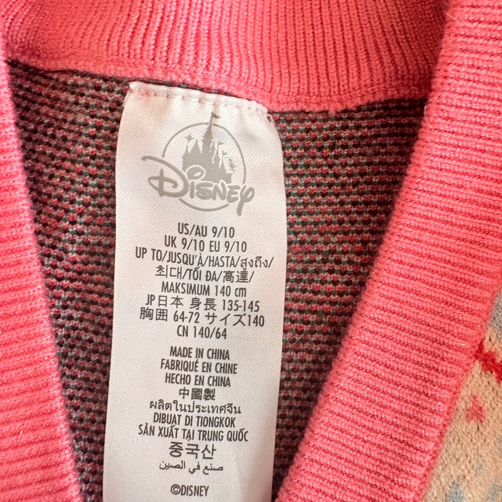 Disney Pink and Green Kids Sweater - Picture 8 of 14
